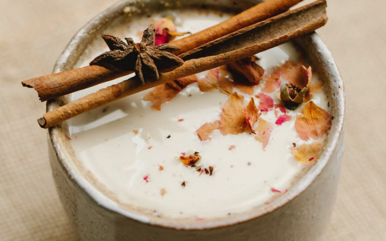 drinking masala chai