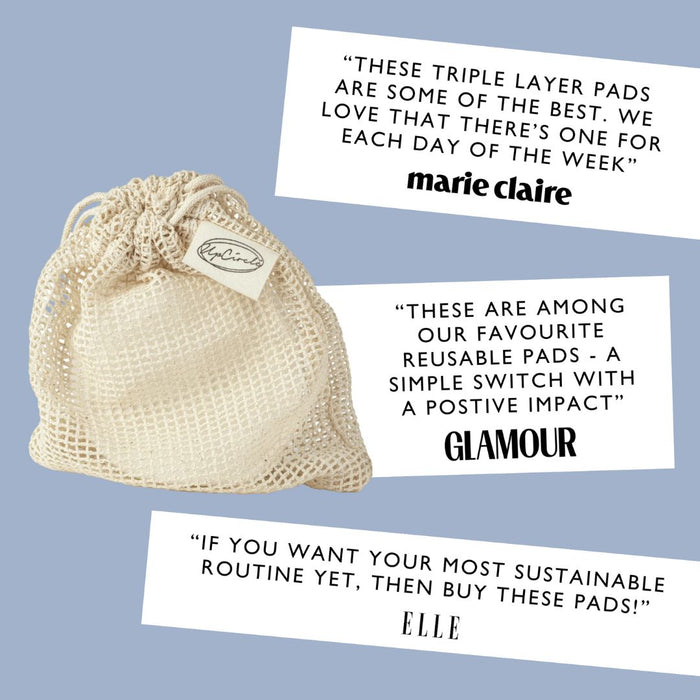 small product image-3,Cotton + Bamboo Makeup Remover Pads