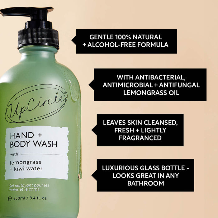 small product image-4,Natural Hand + Body Wash with Lemongrass